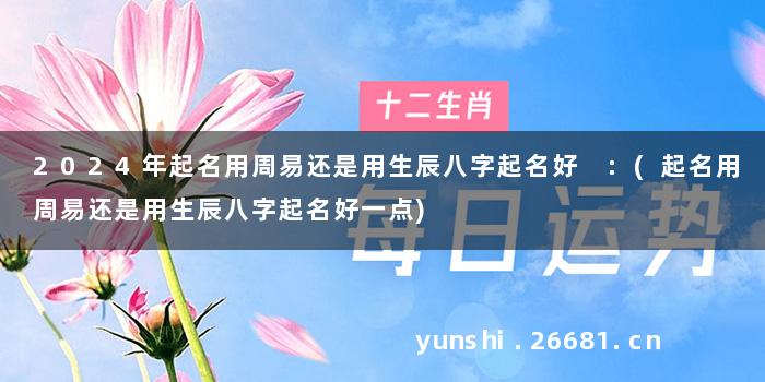 2024年起名用周易还是用生辰八字起名好 :(起名用周易还是用生辰八字起名好一点)